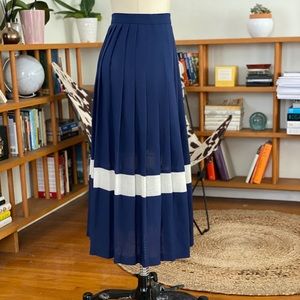 Vintage Nautical Striped Skirt, 4/6